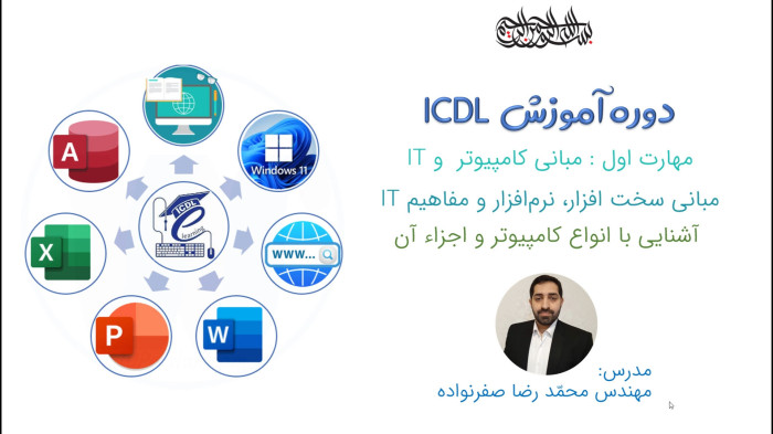 آموزش ICDL - مبانی IT - آشنایی با انواع کامپیوتر و اجزاء کامپیوتر