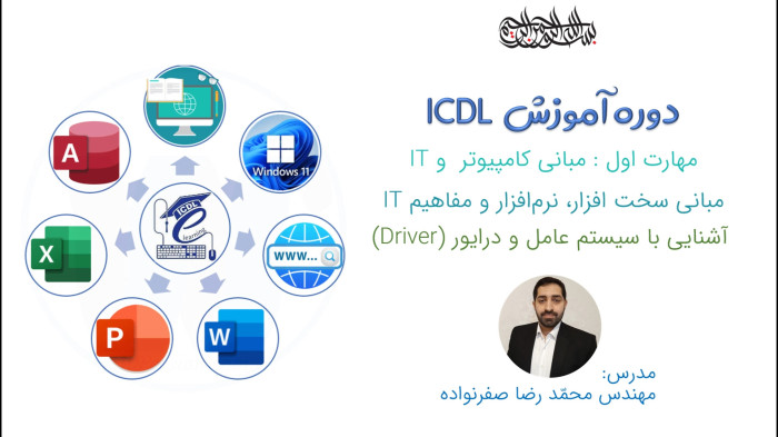 آموزش ICDL - آشنایی با سیستم عامل و درایور Driver