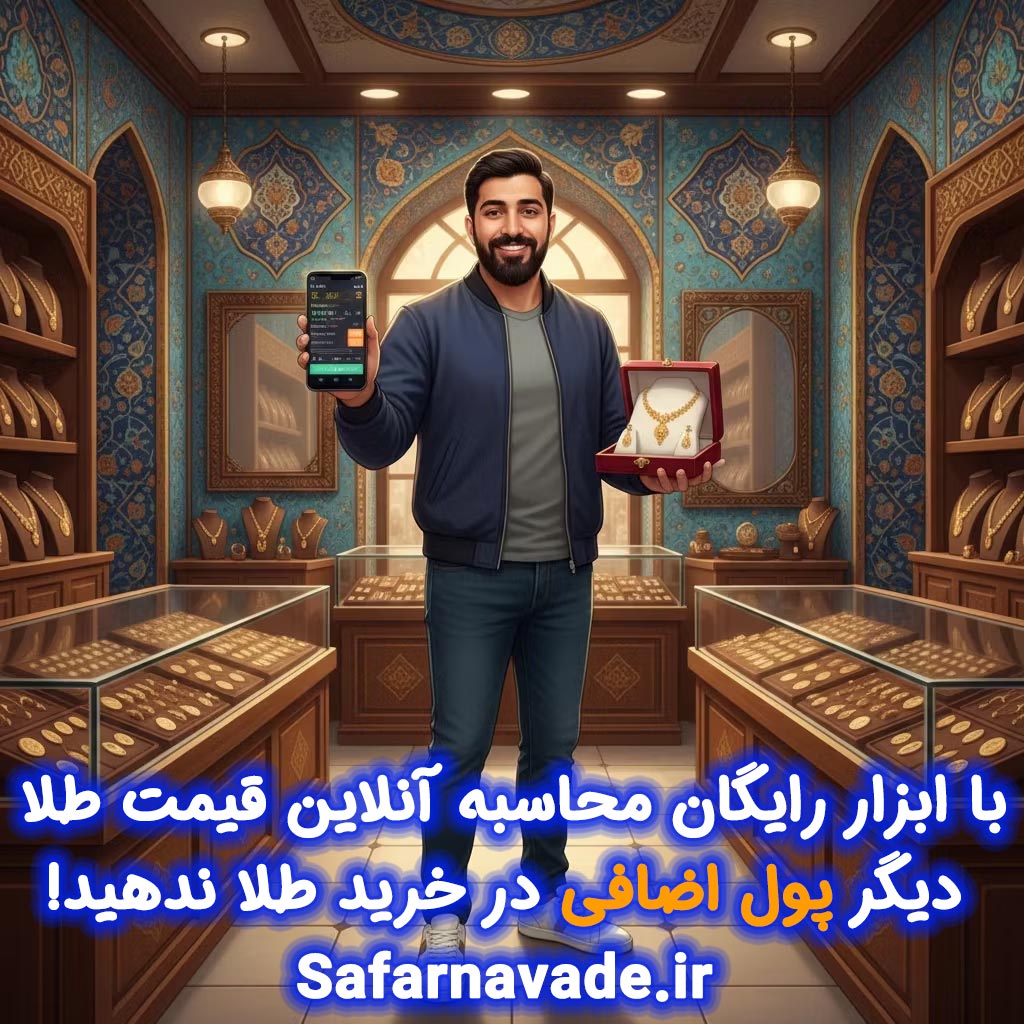 محاسبه آنلاین قیمت خرید طلا در چند ثانیه - محاسبه قیمت طلا - ماشین حساب طلا آنلاین