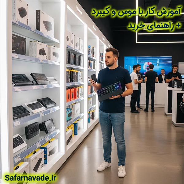 آموزش کار با موس و کیبرد - آموزش کار با موس و صفحه کلید - راهنمای خرید موس و کیبرد - راهنمای خرید موس - راهنمای خرید کیبرد - راهنمای خرید صفحه کلید