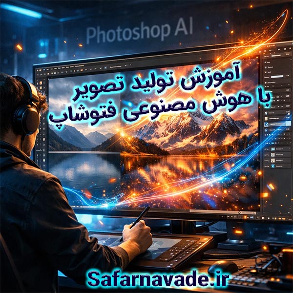 آموزش تولید تصویر با هوش مصنوعی فتوشاپ adobe firefly AI + فیلم آموزشی