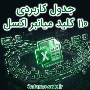 110 کلید میانبر اکسل (Excel Hotkey List)