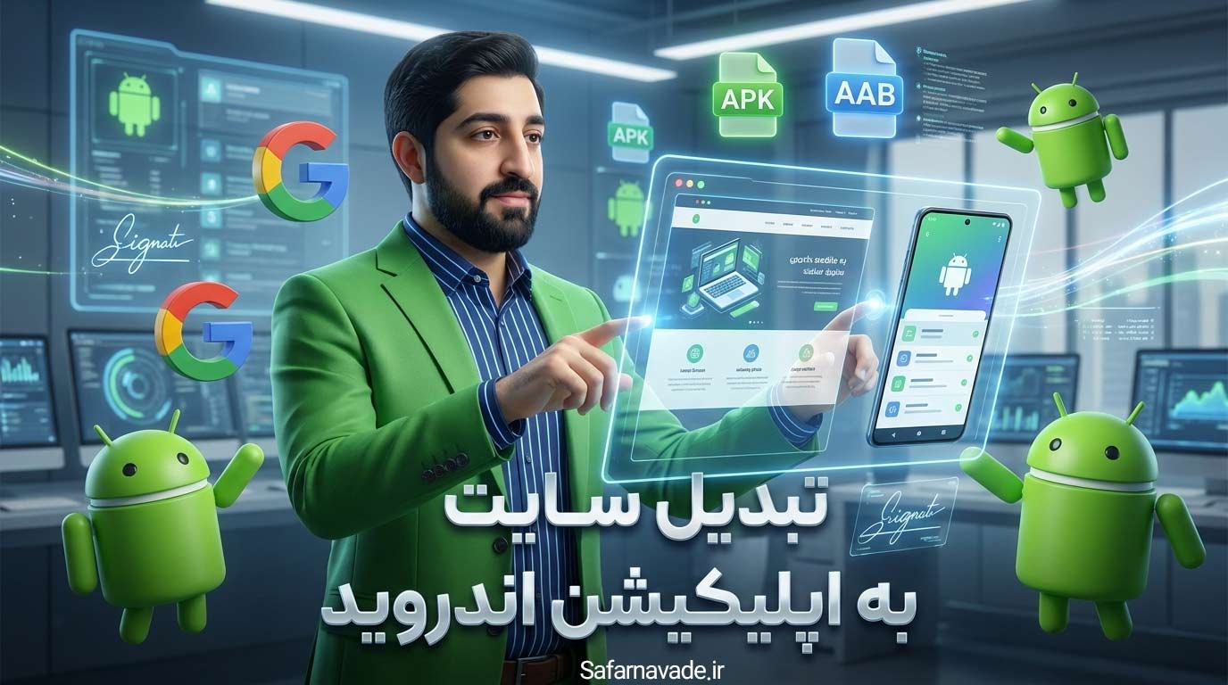 سرویس تبدیل سایت به اپلیکیشن اندروید وب ویو (Site to APK)